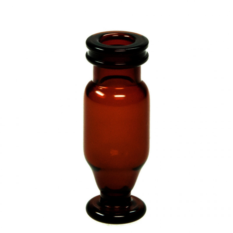 FLACON A SERTIR BRUN DN11 A PIED VASE 1,2ML - X100