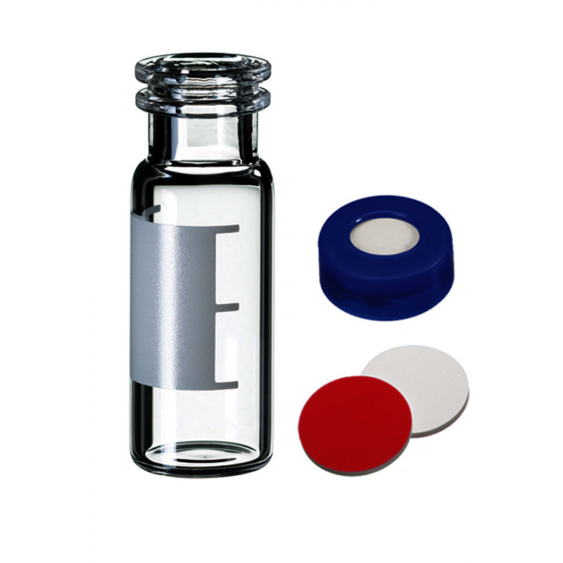 FLACON A SERTIR CLAIR DN11 + CAPSULE PP DUR 1,5ML - X100