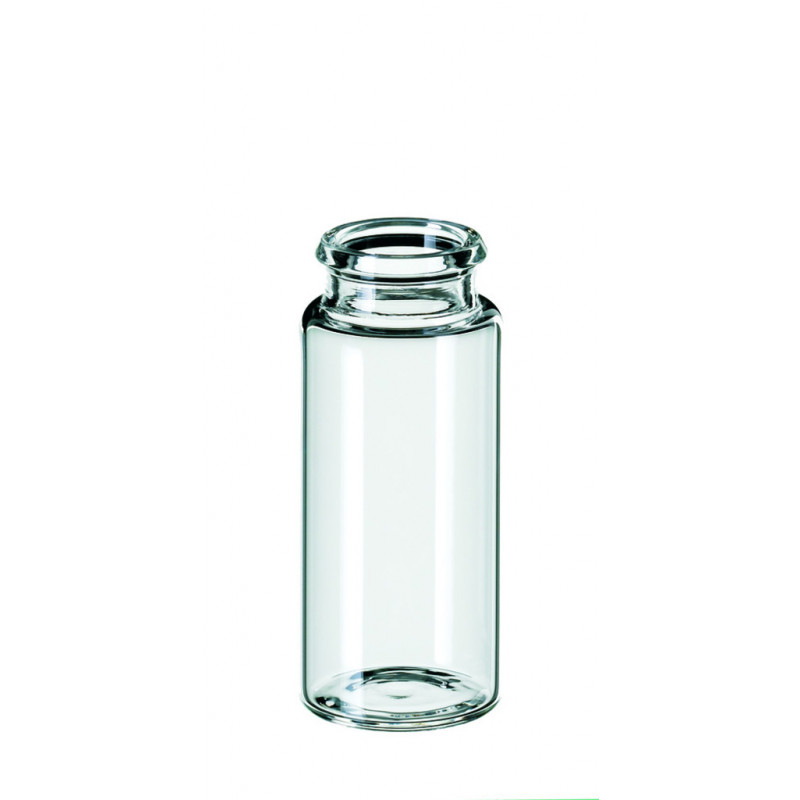 FLACON A SERTIR CLAIR DN18 10ML - PACK DE 100