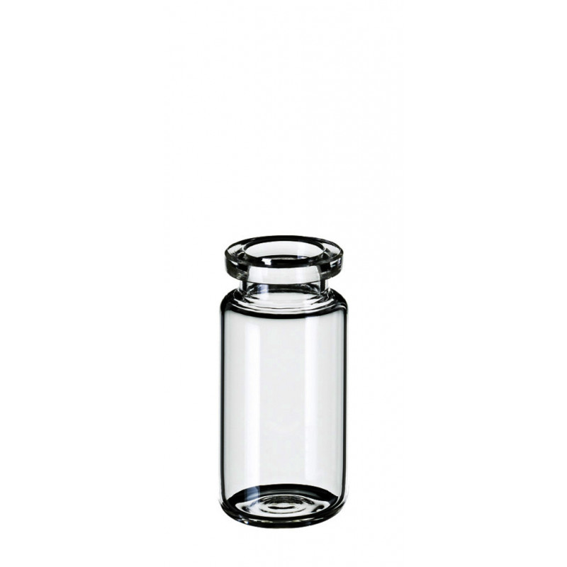 FLACON A SERTIR CLAIR DN20 HEADSPACE FOND ROND 10ML X100