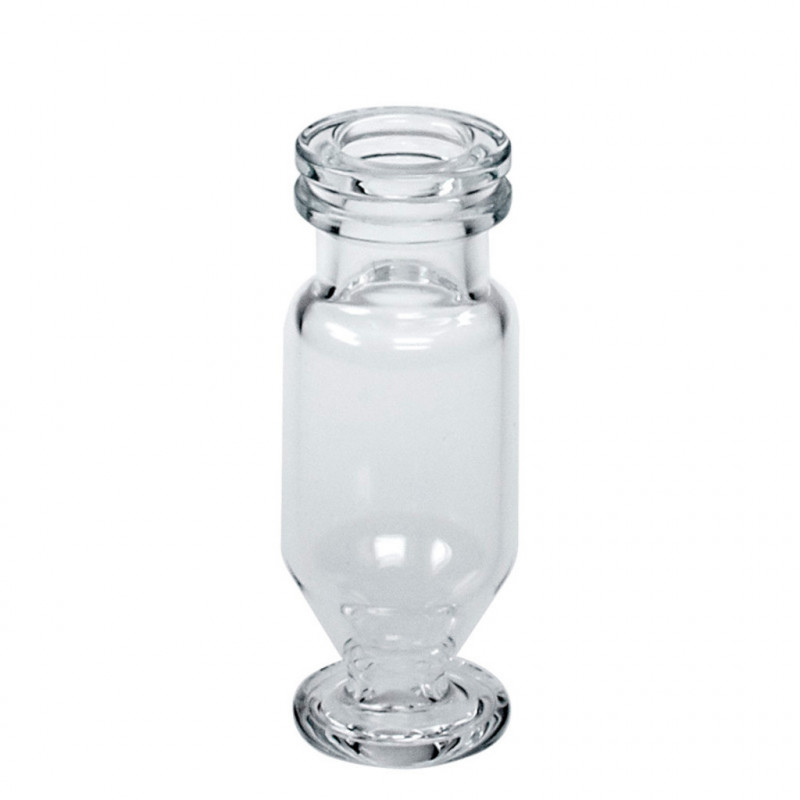 FLACON A VIS CLAIR DN9 A PIED VASE 1,2ML - X100