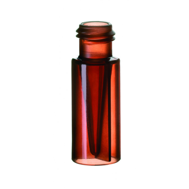 FLACON A VIS TPX BRUN DN9 + MICRO-INSERT 0,3ML - X100