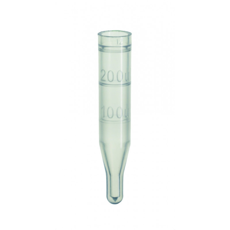 MICRO-INSERT PP 0,1ML L.O FOND CONIQUE - X1000