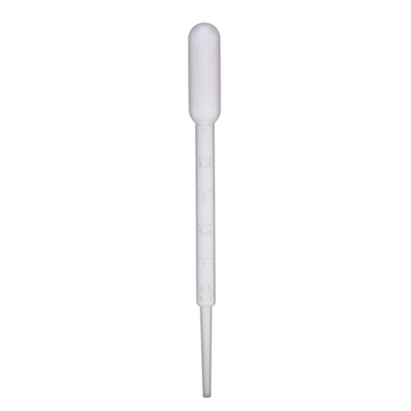 PIPETTE PASTEUR GRADUEE 3ML PE NON STERILE - PACK DE 500