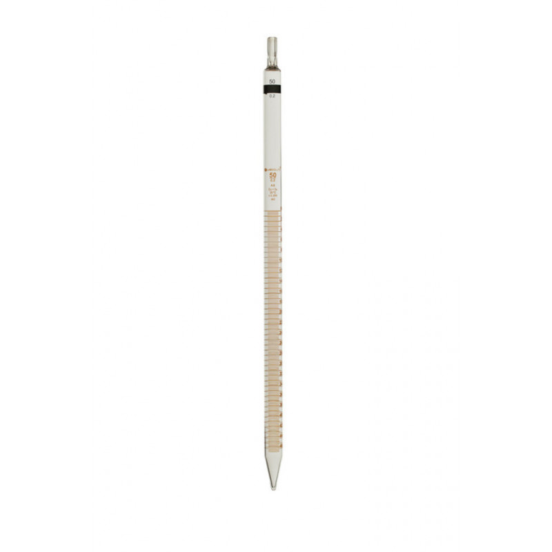 PIPETTE VERRE GRADUEE BRUN CL.AS 25ML - X3