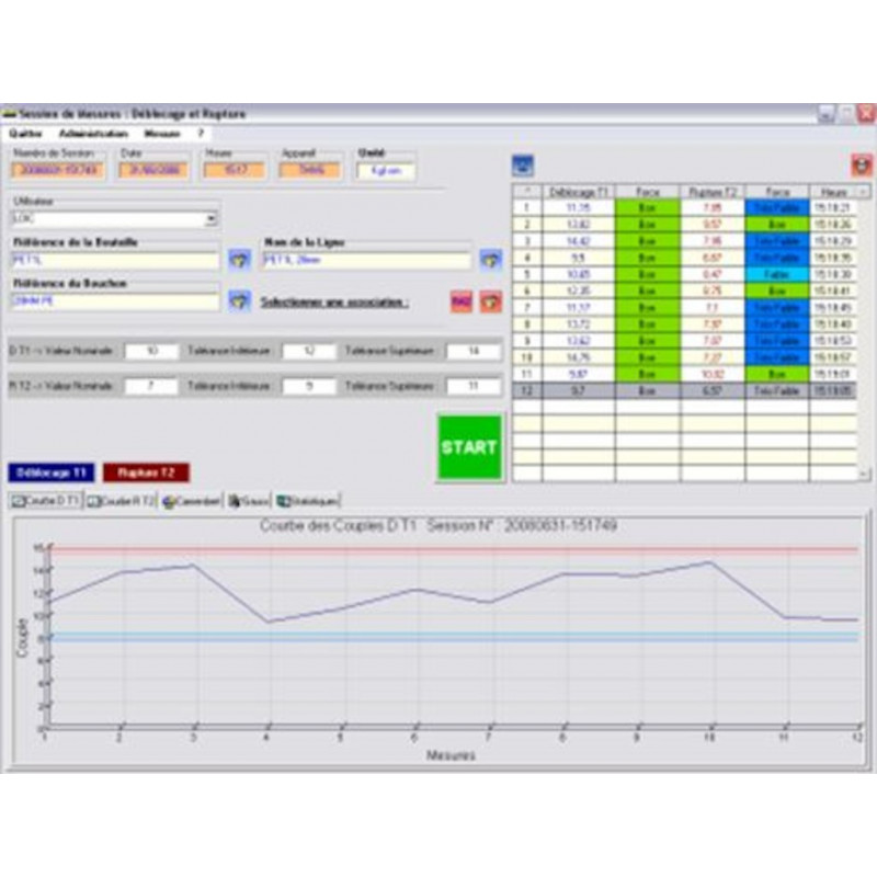 LOGICIEL QUALITORQ POUR COUPLEMETRE TMV7