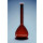FIOLE JAUGEE AMBREE CL.A PYREX BOUCHON PE 10ML-X5