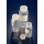 FLACON ROND COL LARGE GRADUE PP 500ML VITLAB - X10