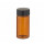 FLACON D'ECHANTILLONNAGE VERRE AMBRE 20ML BOUCHON MONTE - X72