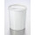 POTS CONIQUES L.O. PROPRES PP BLANC BOUCHES 1000ML-CARTON120