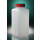 FLACON CARRE LO ASEPTIQUE HDPE 2L CAPE A VIS JOINTE ROUGE X50