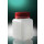 FLACON CARRE LO ASEPTIQUE HDPE 500ML CAPE A VIS ROUGE - X140