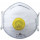 MASQUE RESPIRATOIRE AVEC VALVE FFP2 - PACK X10