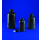FLACON EN PE E.O OPAQUE GRADUE 500ML EN 50ML & OBTURAT.-P.25