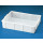 BAC SUPERPOSABLE EN HDPE BLANC D.410X450X143MM - CAPACITE 20L