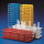 PORTE-TUBES A ESSAIS JAUNE PP 60 TUBES D=16MM