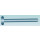 AGITATEUR EN VERRE PR EXTRAITS SECS D 6X100MM BOUT APLATI