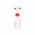 FLACON LAVEUR DE GAZ SCHOTT + EMBOUT + PLAQUE FILTRE 500 ML