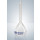 FIOLE JAUGEE CL.A VERRE BORO 25 ML GRAD.BLEUE - PACK DE 2