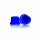 BOUCHON SCHOTT BLEU EN PP GL32 AVEC BAGUE - PACK DE 10