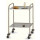 CHARIOT INOX L.750X500MM NON MONTE AVEC 2 PLATEAUX INOX