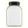 FLACONS CARRES EN PVC TRANSPAR -ENT COL LARGE 1L 215-3930