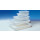 BAC EN PEHD BLANC FORME BASSE CAPACITE 5L - D.435X285X80MM