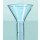 ENTONNOIR A POUDRE VERRE DURAN DIAM. 70MM LONG. TIGE 30MM