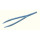 PINCE EN PS BLEU TRANSLUCIDE S/S.U - LONG.120MM - PACK 100
