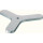 BASE TREPIED EN ACIER PEINT LONGUEUR BRANCHES 150MM