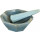 MORTIER EN AGATE 10 ML FORME BASSE AVEC PILON