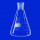 FIOLE CONIQUE ERLENMEYER VERRE DURAN CAPACITE 25ML RODAGE 14/23