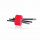 BOUCHON CONNECTEUR GL45 INOX 3 PORTS/BBT ROUGE/JOINT