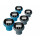 6 TETES DE MESURE OXITOP 3 GRISES, 3 BLEUES WTW