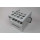 PORTOIR ALUMINIUM 20 POSTES POUR TUBES 250ML GERHARDT