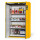 ARMOIRE S-CLASSIC-90 JAUNE 120CM, 2 PORTES, 3 ETAGERES