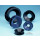 VALET BIBASE EN SILICONE BLEU REVERSIBLE N'2