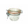 BOCAL "LE PARFAIT" VERRE VLANC & JOINT D.70MM -CAP.200ML-P60