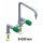 ROBINET MELANGEUR EC/EF SUR TABLE ENTRAXE 150MM SAILLIE 250MM