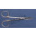 CISEAUX INOX DROITS/POINTUS L.110MM - LA PAIRE
