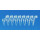 BARRETTE 8 MICROTUBES 0,2ML AVEC BOUCHON BLANC - PACK X300
