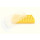PORTOIR EN PP JAUNE POUR 96 MICROTUBES D.246X121X50MM