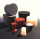 BOUCHON CONIQUE CAOUTCHOUC GRIS PLEIN D. 18 X 24 X 30 MM