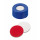 BOUCHON A VIS PP BLEU 1 TROU DN9 SILICONE/PTFE - X100