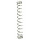 RESSORT EN METAL POUR MICRO- INSERT EN VERRE 50X7,5MM X100