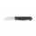 COUTEAU DE LABORATOIRE NOIR LAME LISSE 60MM - PACK X10