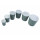 BOUCHON CONIQUE CAOUTCHOUC GRIS PLEIN D. 56 X 65 X 45 MM