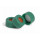 BOUCHON SEPTA A VIS 2ML 12MM PFTE VERT / SILICONE ROUGE - PACK X100