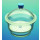 DESSICCATEUR VERRE A BOUTON DN 300 DIAM.EXT 392MM + PLAQUE PORCELAINE