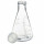 FIOLE ERLENMEYER EN POLYCARBONATE AVEC BOUCHON A VIS - 500ML -PACK X4